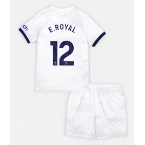 Tottenham Hotspur Emerson Royal #12 Hemmaställ Barn 2023-24 Kortärmad (+ Korta byxor)